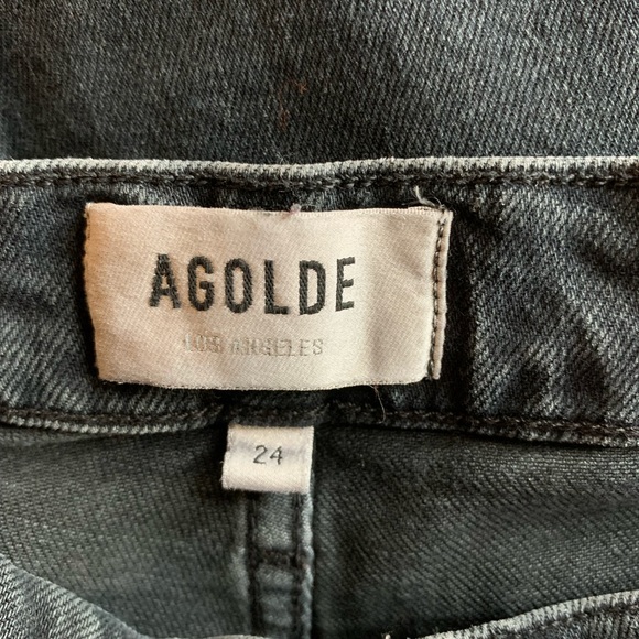 Agolde Pinch high waist straight leg jeans. Size 24 - Picture 3 of 16
